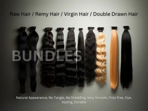 Virgin hair bundles